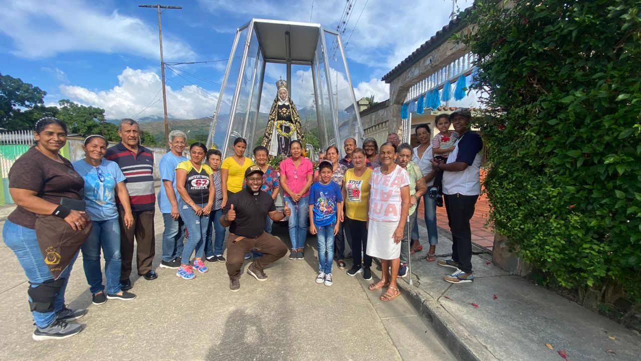 Imagen peregrina de Nuestra Señora del Socorro visitó el occidente de Carabobo 