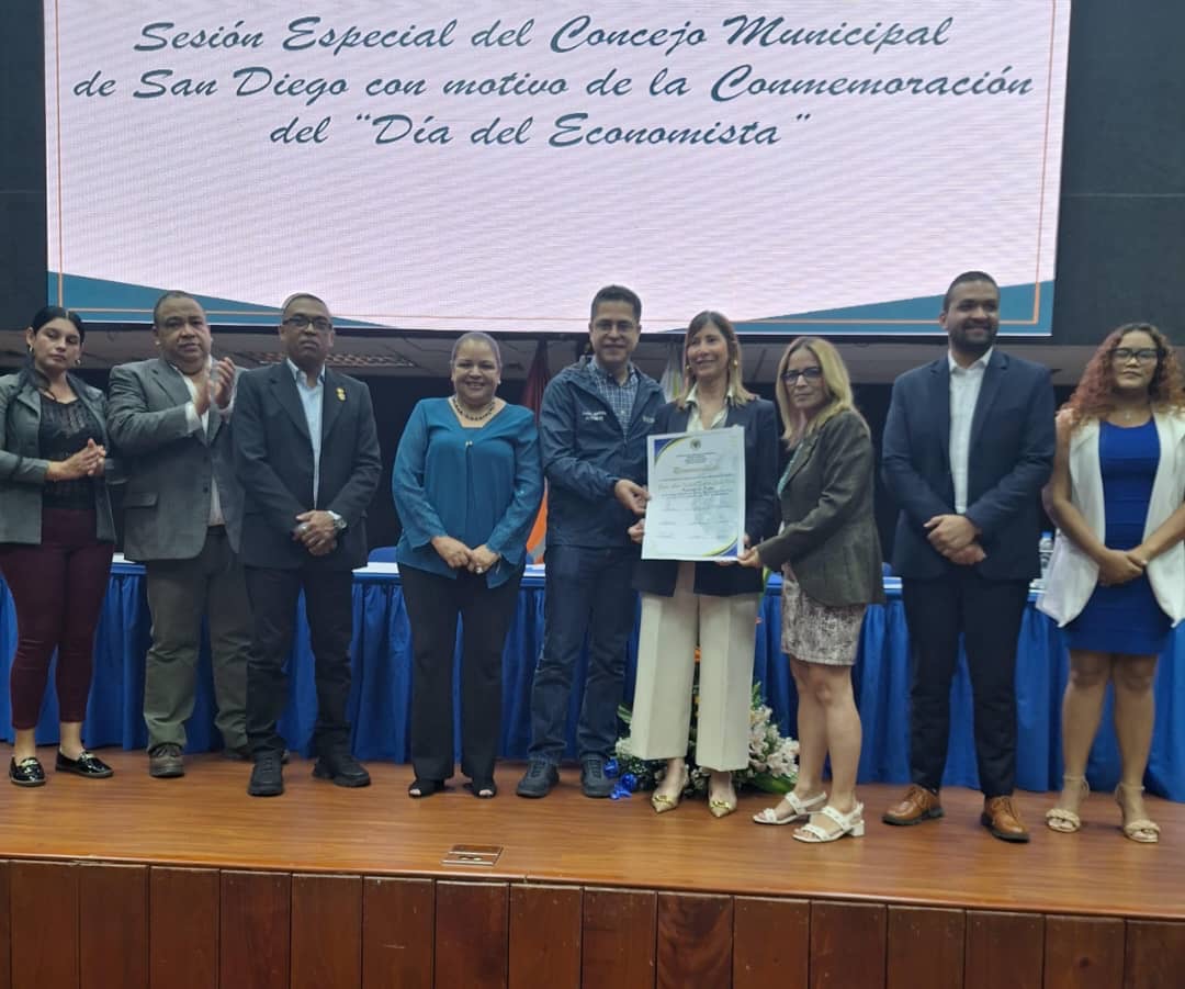 Concejo Municipal de San Diego celebra Sesión Especial en honor al Día del Economista