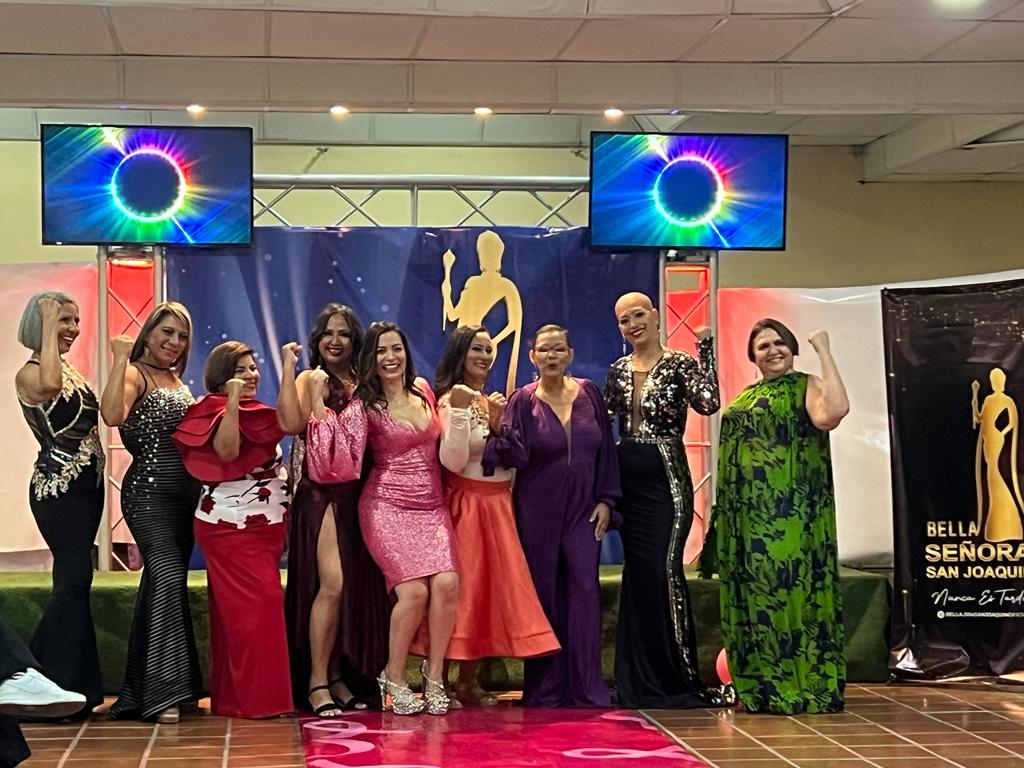 Candidatas del Bella Señora San Joaquín 2023realizaron el “Desfile Victoriosas Rosas