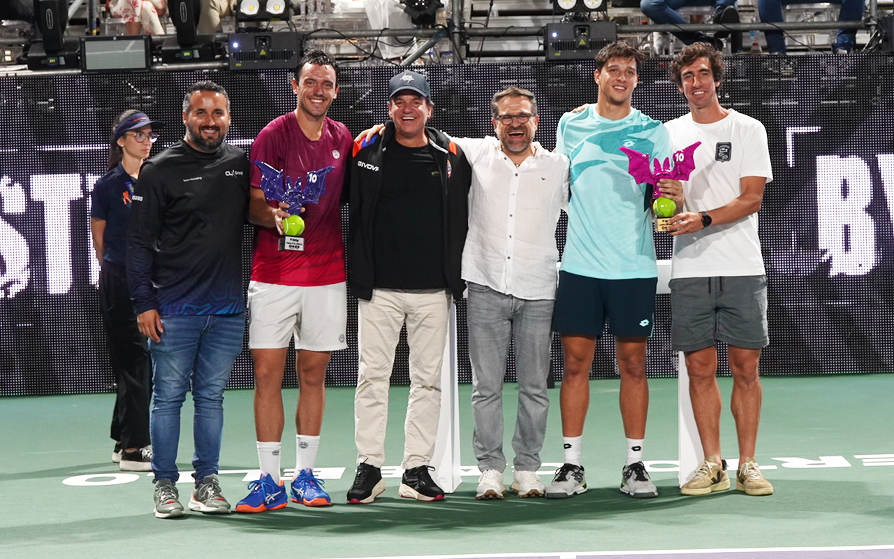 Épica victoria del tenista Luciano Darderi, que se consagró campeón de la tercera edición del Drácula Open