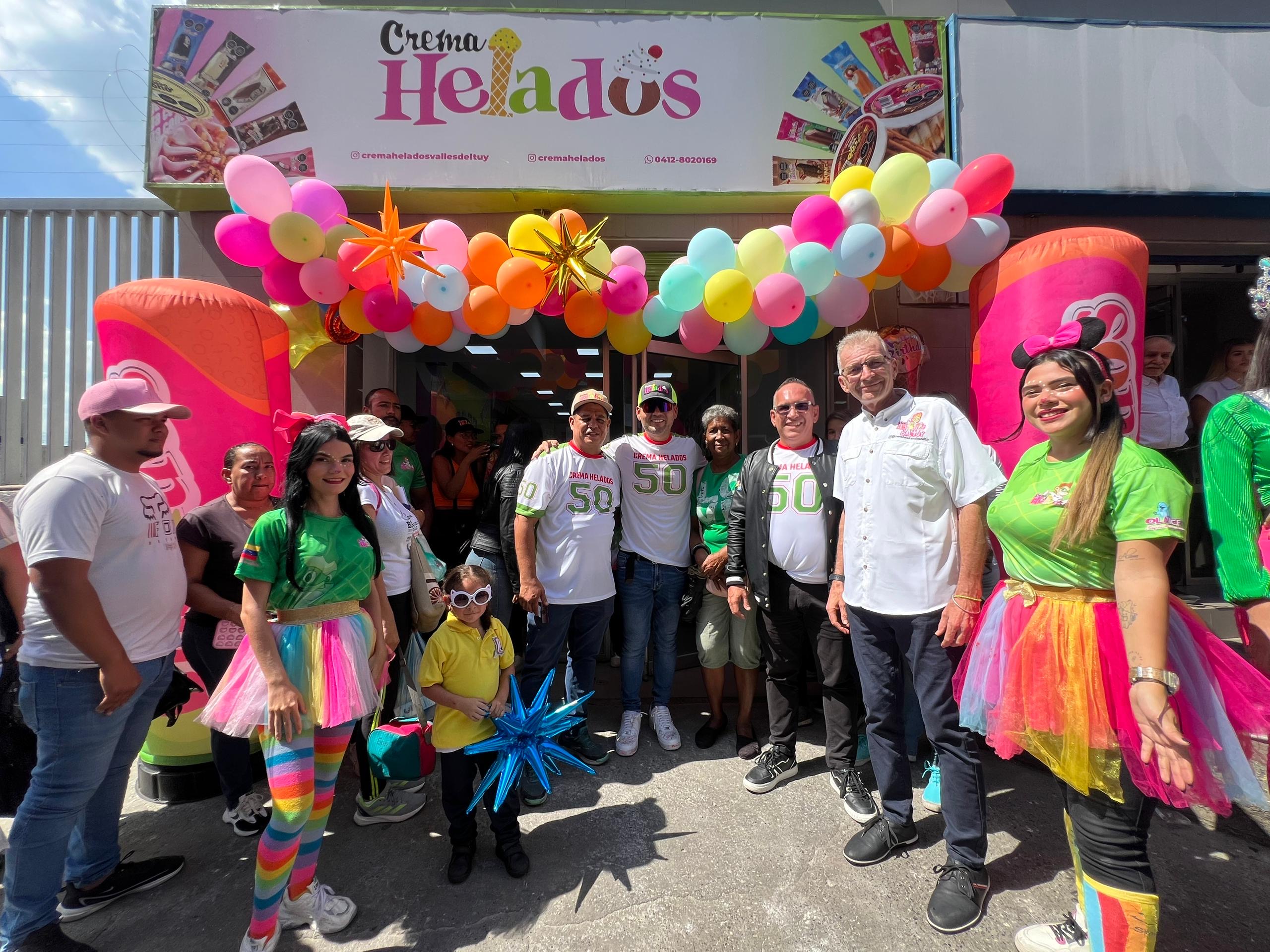 Red de franquicias de Crema Helados cerró octubre con apertura de franquicia N° 50