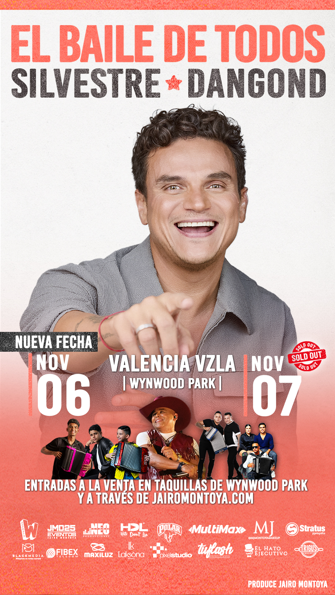 FENÓMENO INEXPLICABLE! SILVESTRE DANGOND HACE SOLD OUT EN 2 HORAS Y ABRE SEGUNDA FECHA CON LISTA DE ESPERA EN JAIROMONTOYA.COM Y VENTA EN TAQUILLA